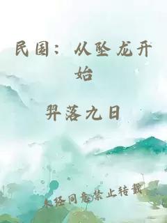 民国：从坠龙开始